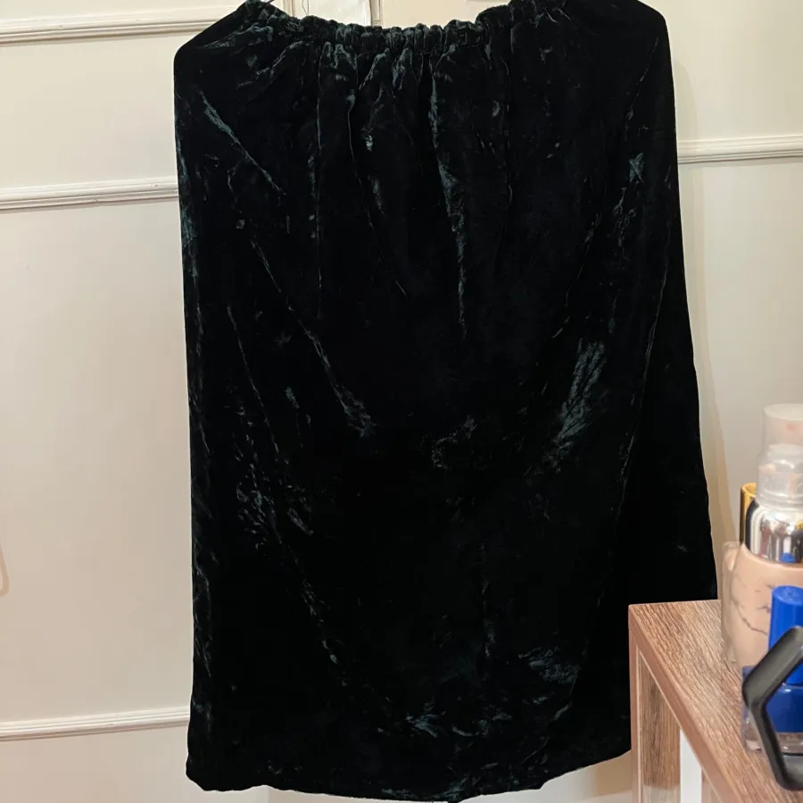 کت دامن مخمل سبز