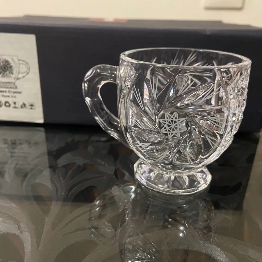 فنجان کریستال خورشیدی