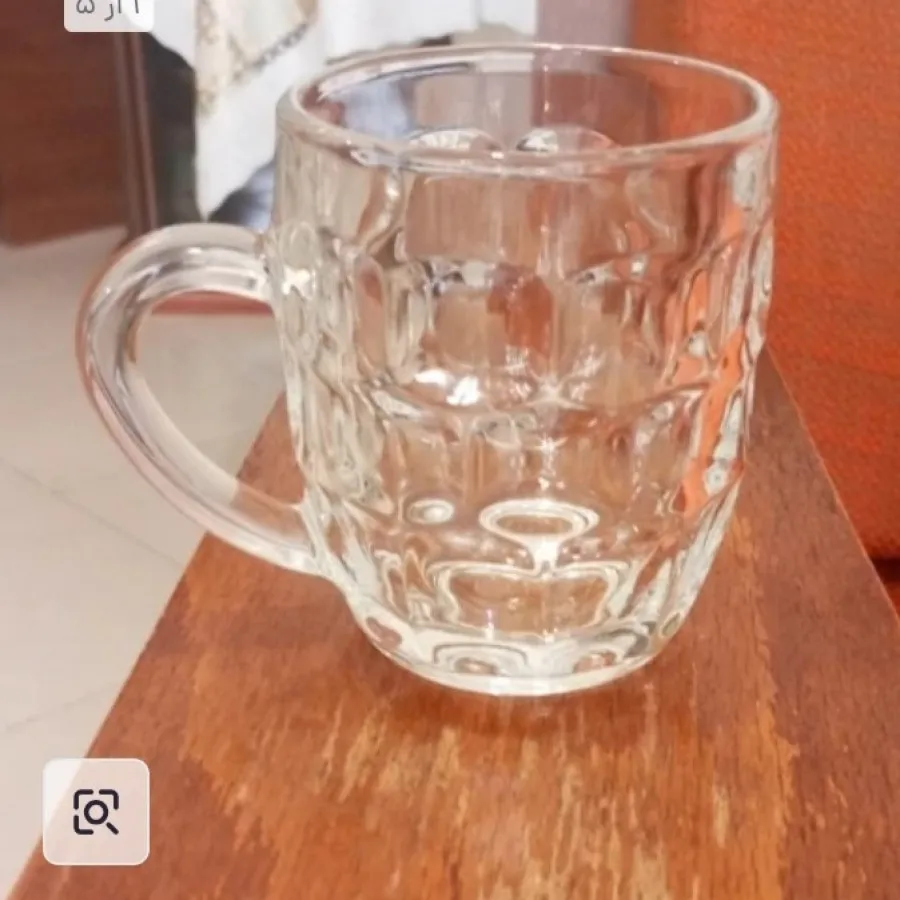 لیوان کریستال نقشدار