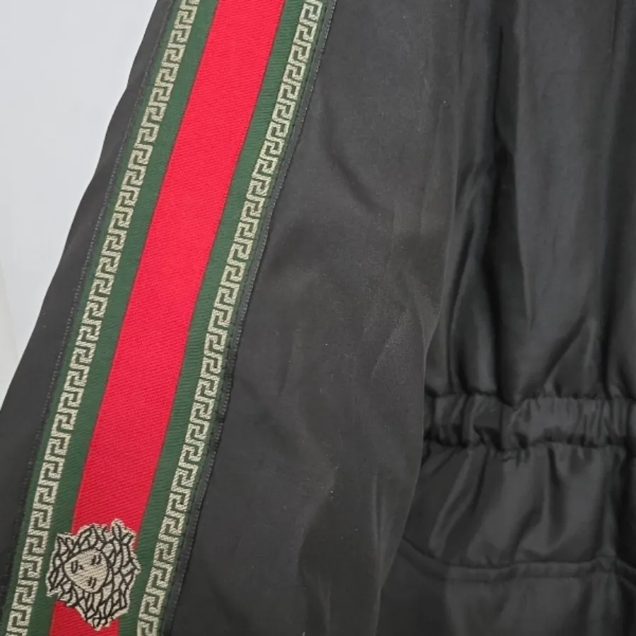 کاپشن کلاه دار دو رنگ