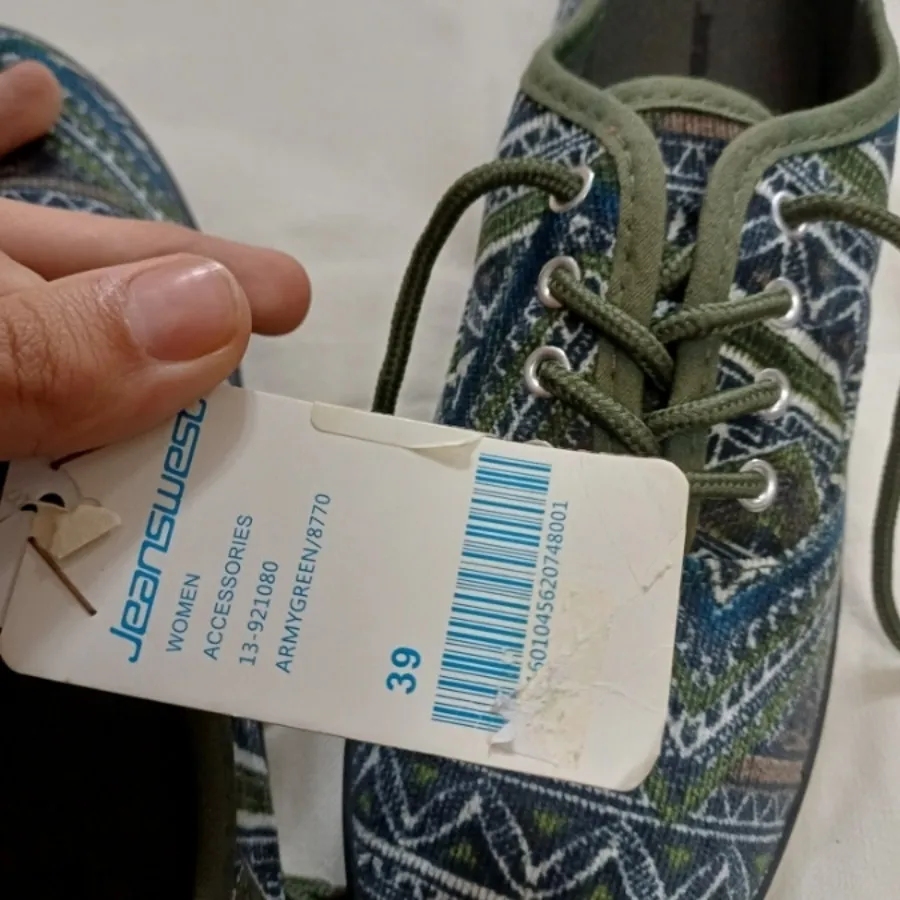 کفش کتونی جین و ست 39 40