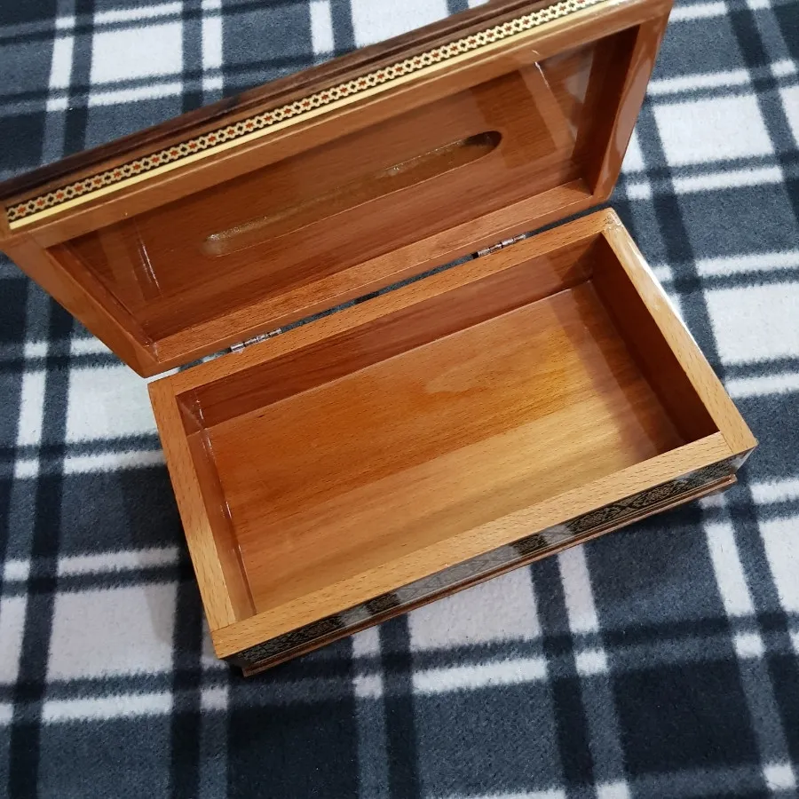 جعبه دستمال خاتم کاری