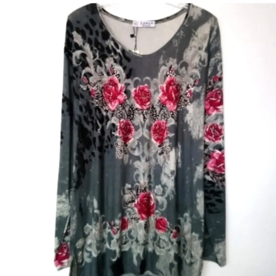 بلوز تریکو نخ نگینی