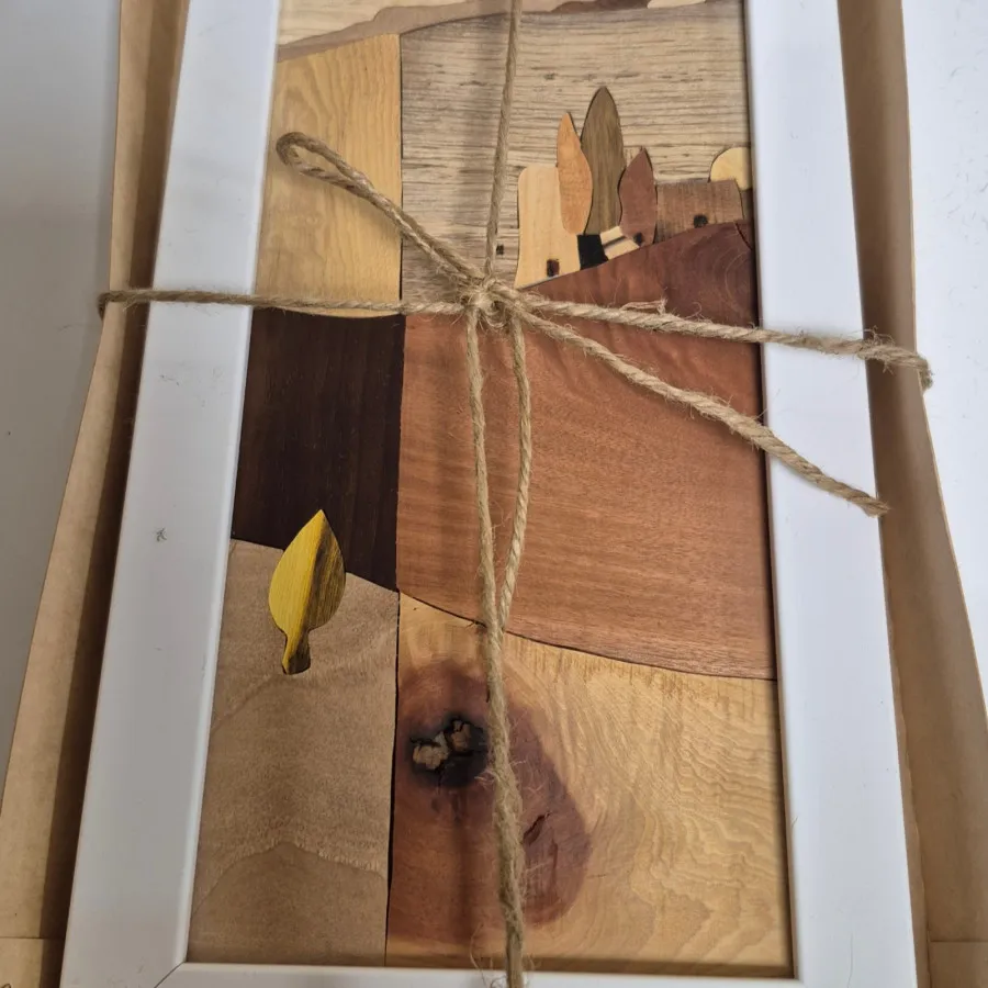 قاب معرق چوبی