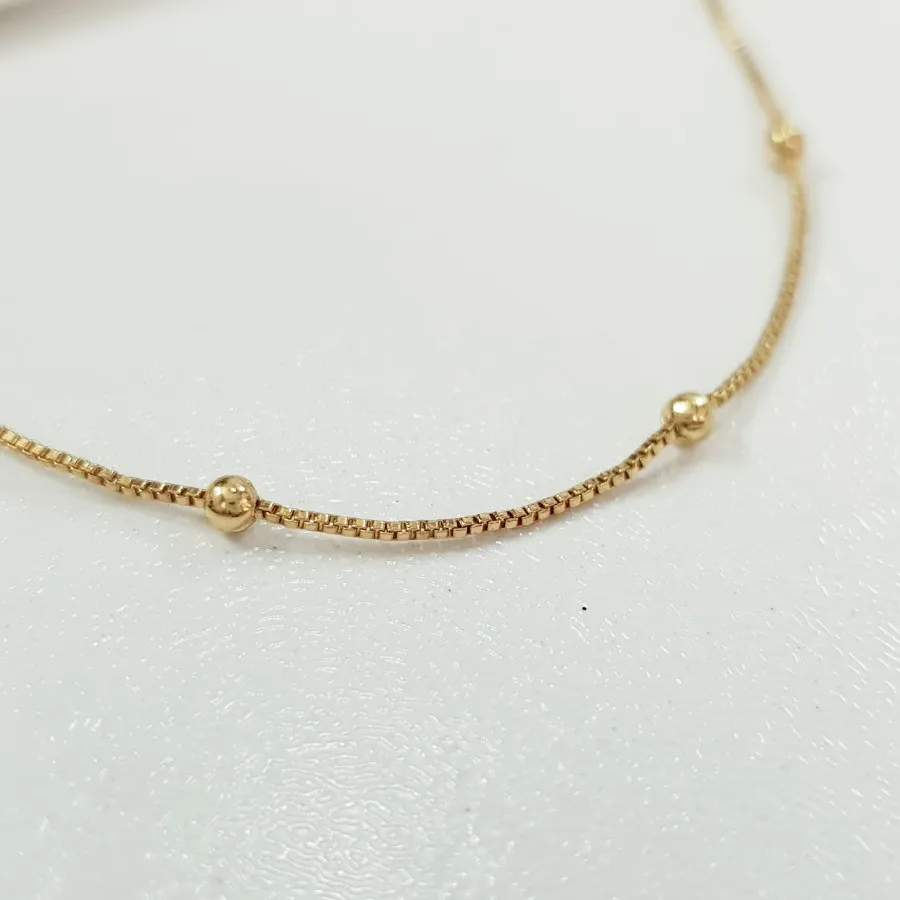 گردنبند آبکاری طلا خارجی