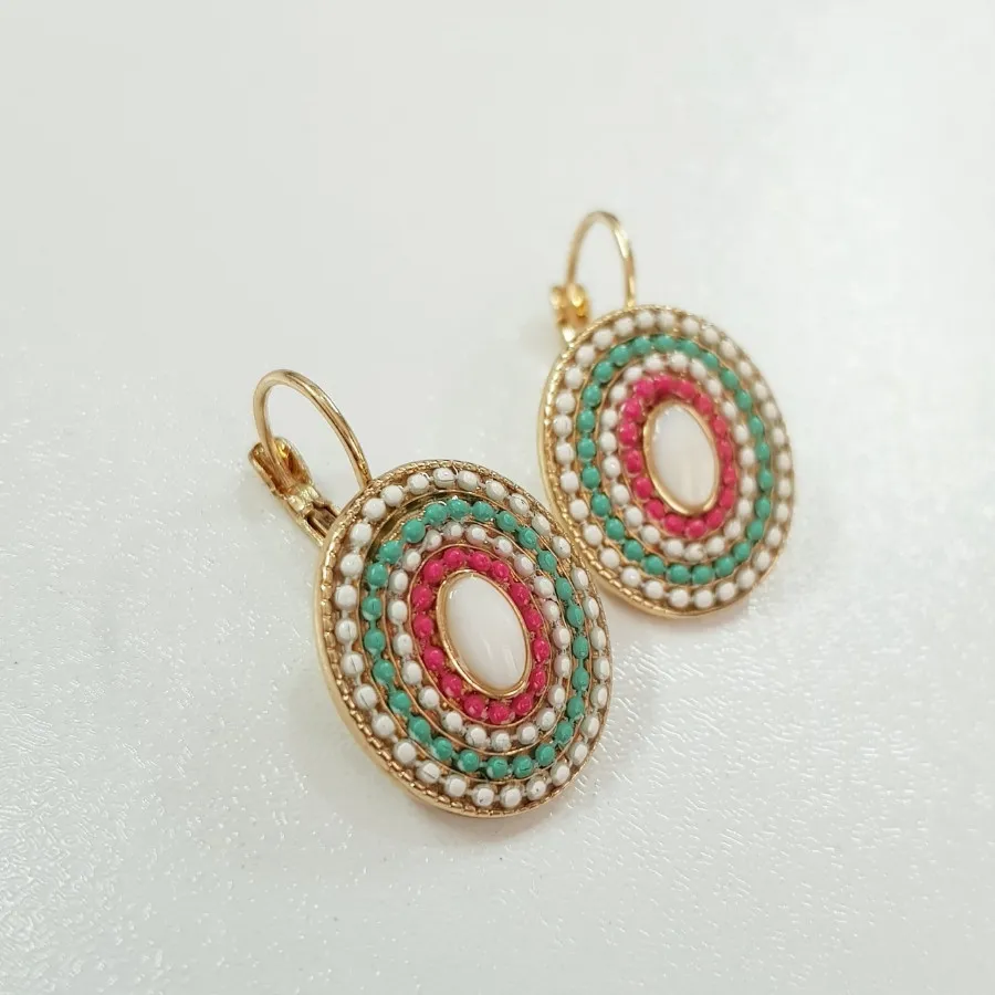 گوشواره قفلی طلایی سنتی