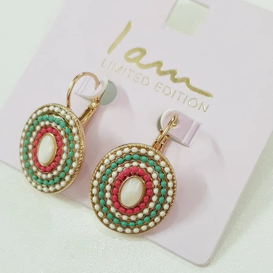 گوشواره قفلی طلایی سنتی