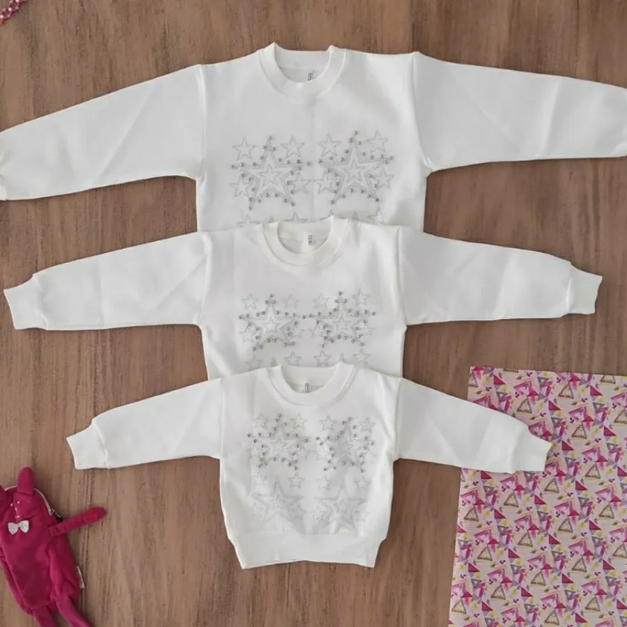 بلوز سفید نگین دار