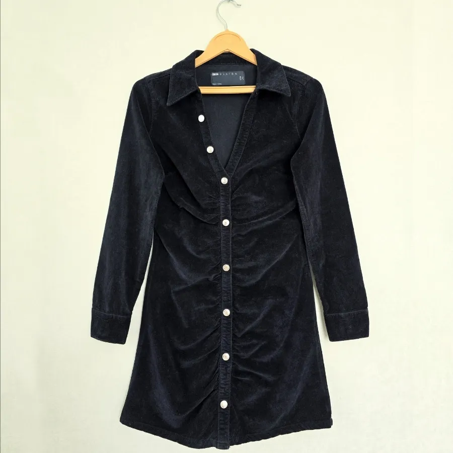 پیراهن مخمل کبریتی