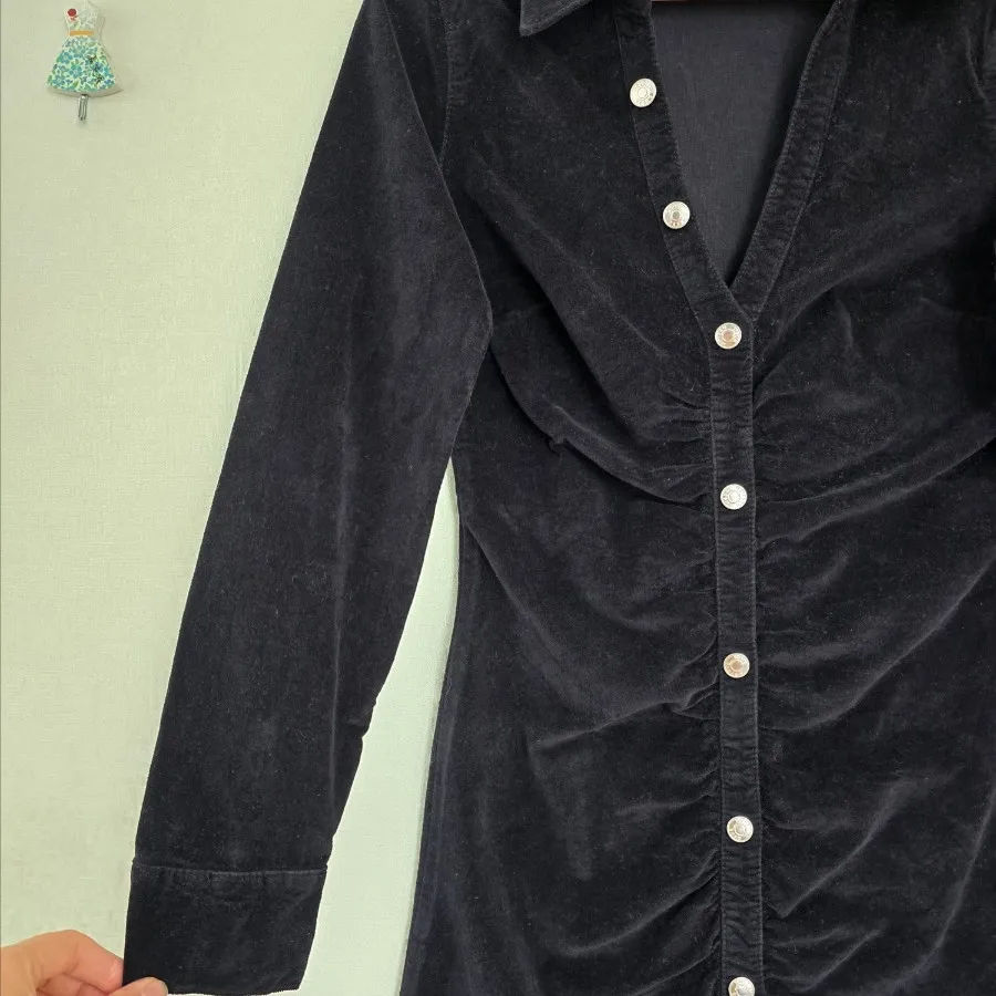 پیراهن مخمل کبریتی