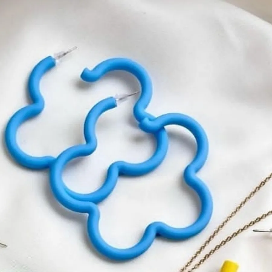 گوشواره با میخ نقره