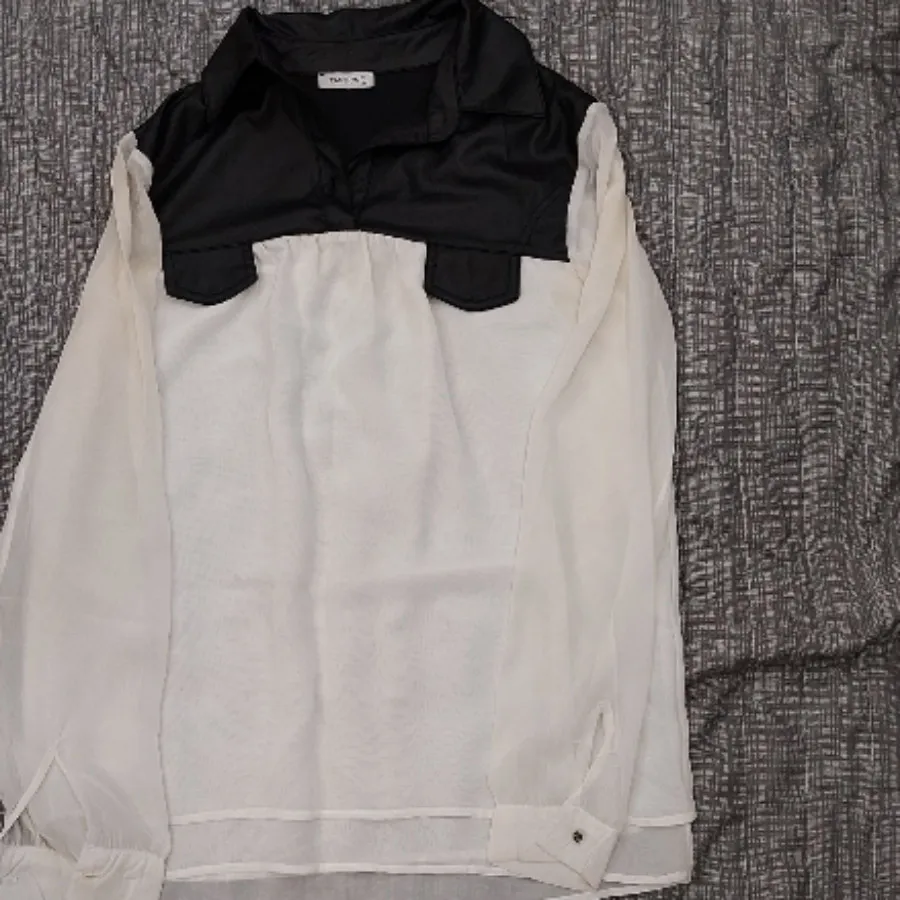 شومیز حریر و چرم