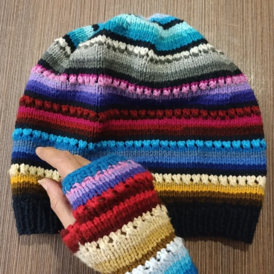 کلاه و دستکش دخترانه