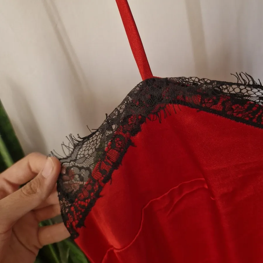 پیراهن خواب ساتن سایزبزرگ