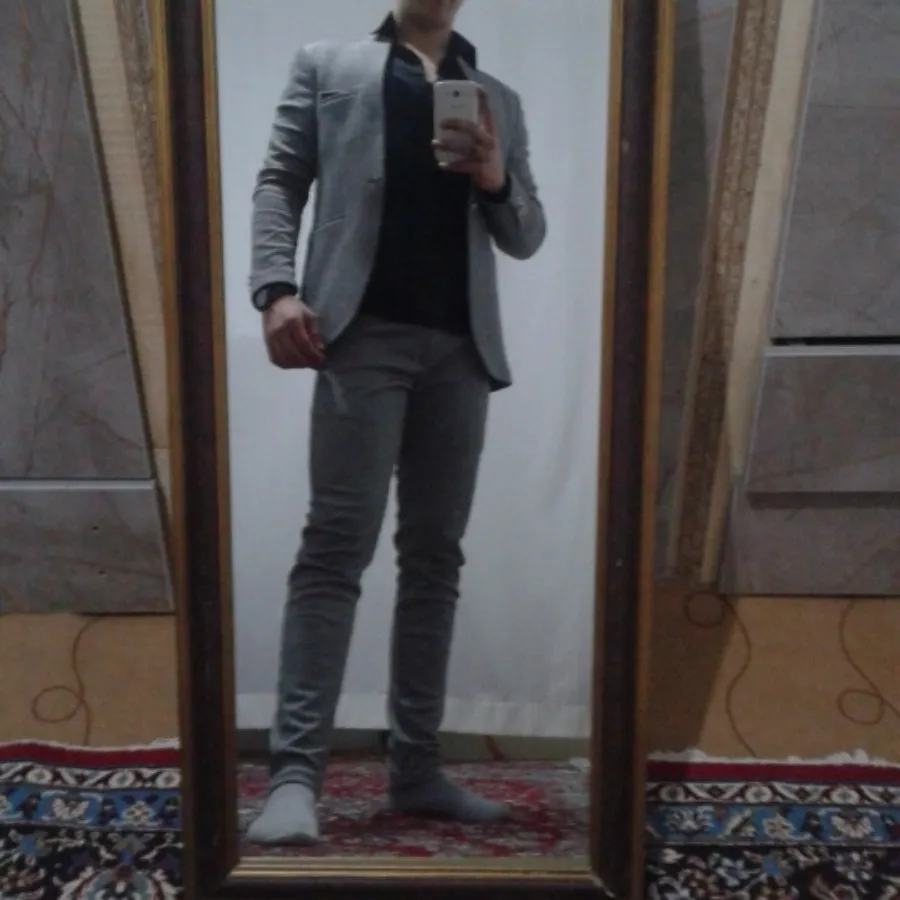 کت شلوار یقه هندی