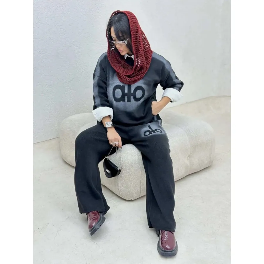 ست بافت مشکی الو