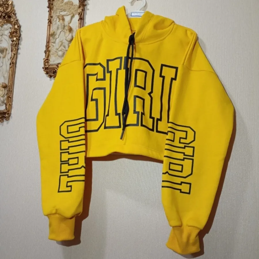 هودی کراپ girl