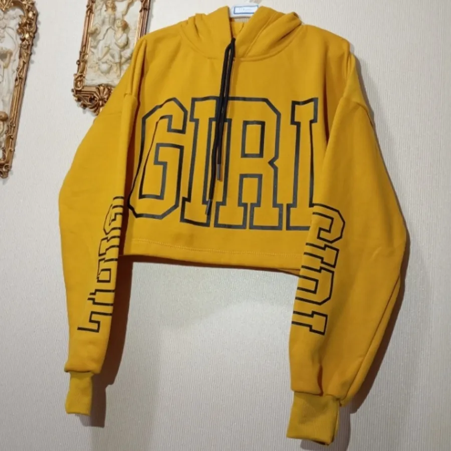 هودی کراپ girl