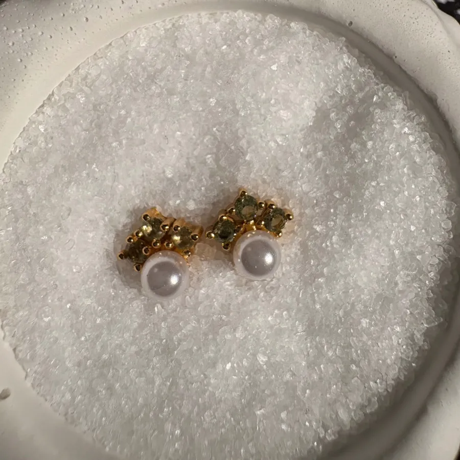 گوشواره نقره ابکاری طلا