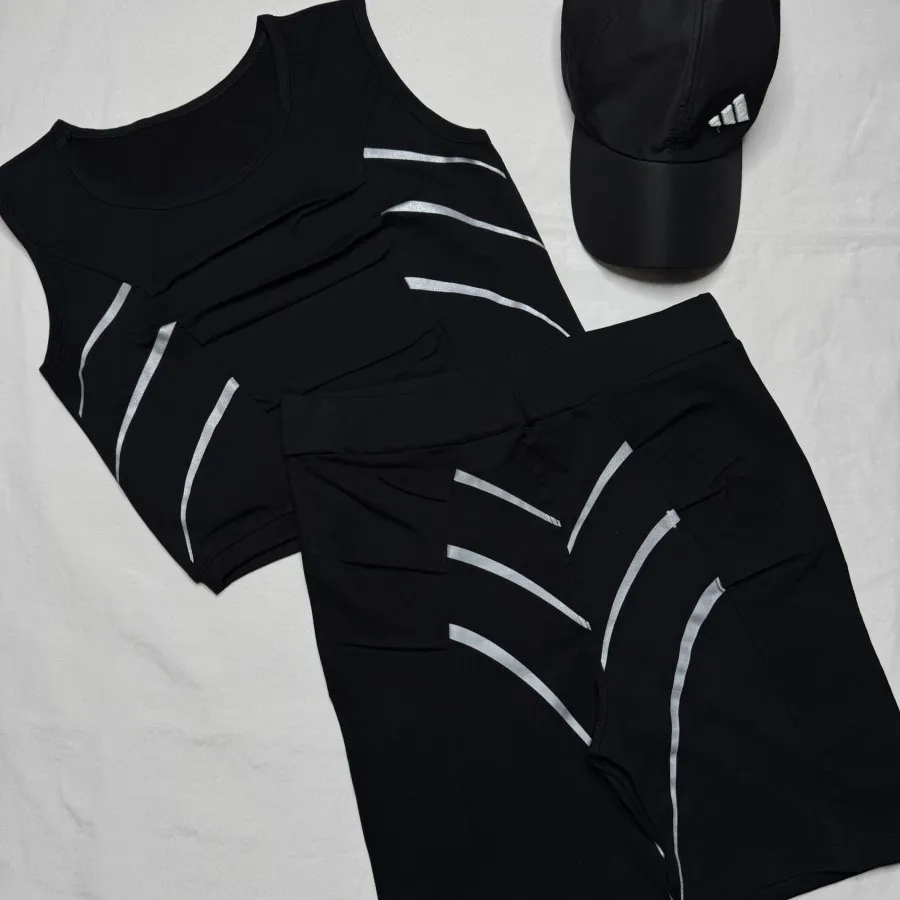 ست نیم تنه و شورتک پلاس