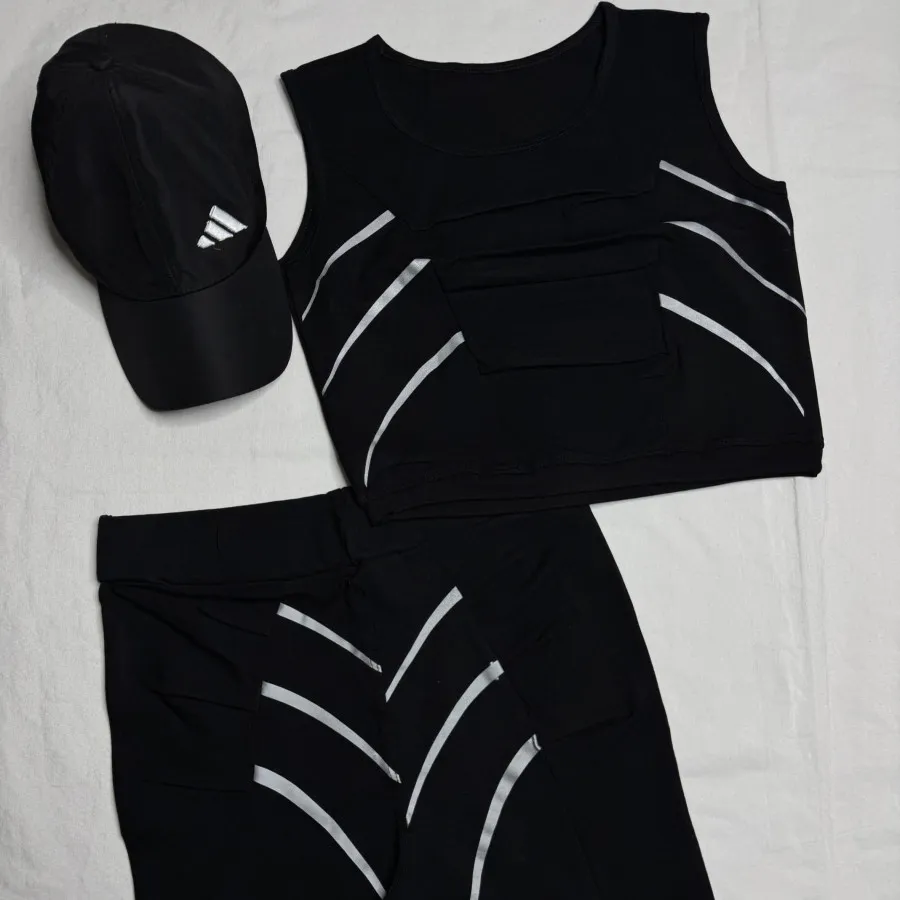 ست نیم تنه و شورتک پلاس