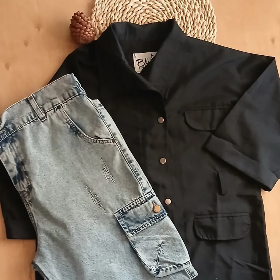 شومیز مشکی ترک