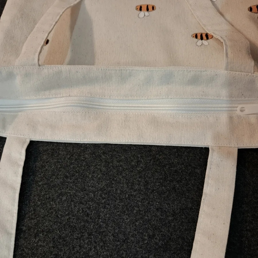 کیف پارچه ای طرح زنبورعسل