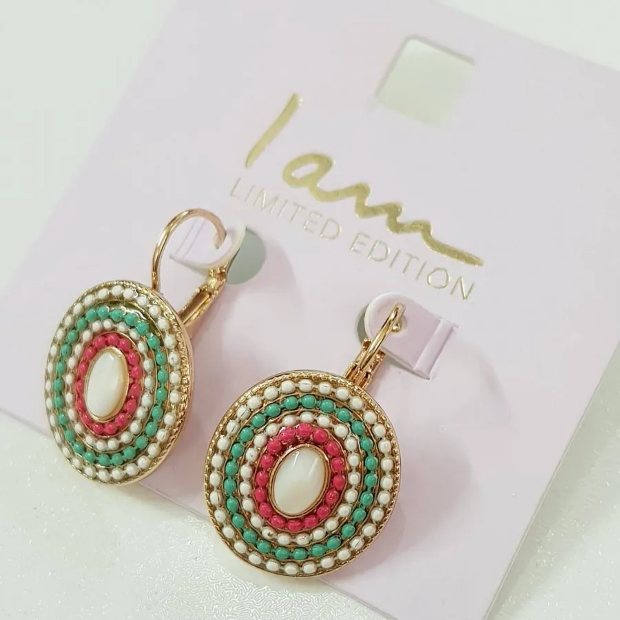 گوشواره طرح سنتی طلایی