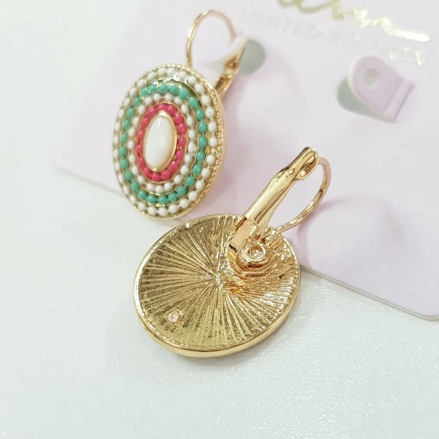 گوشواره طرح سنتی طلایی