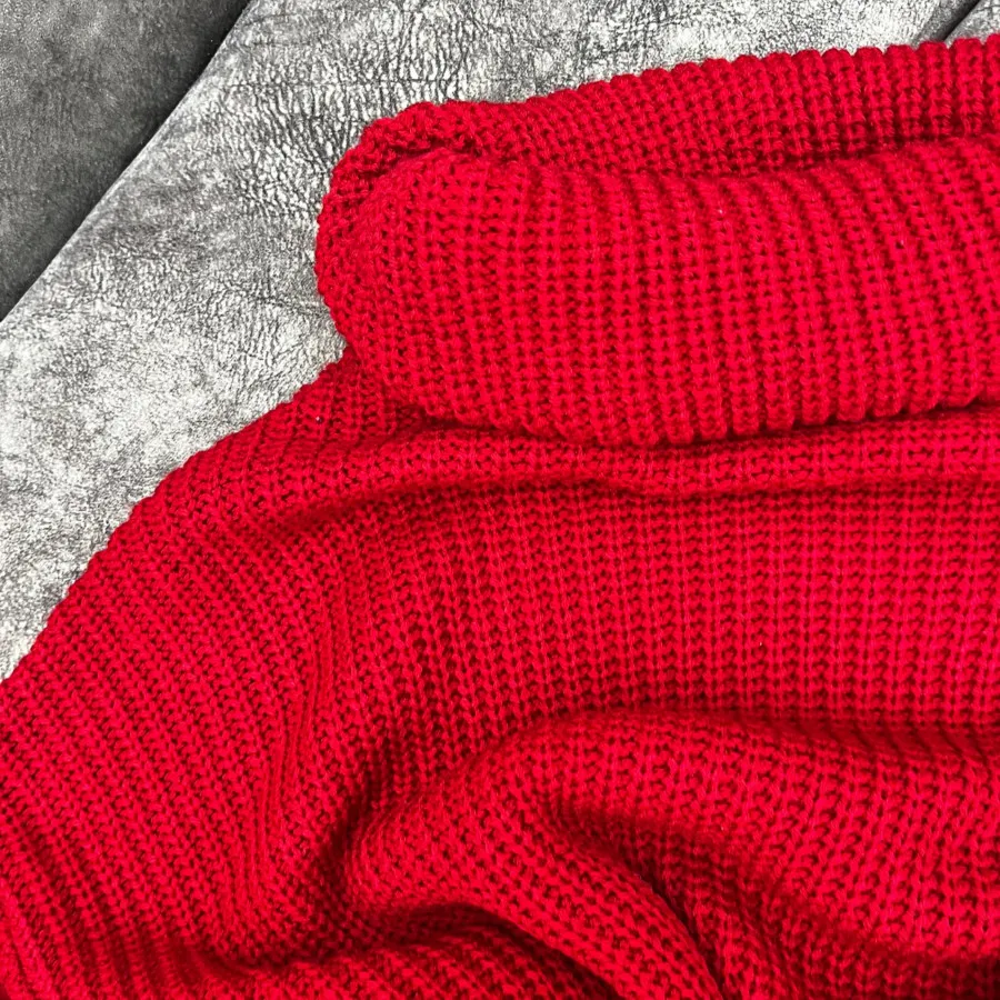 بافت درشت یقه اسکی زنانه