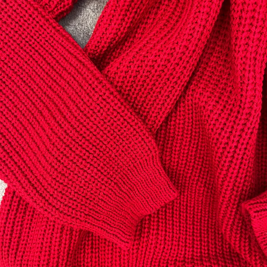 بافت درشت یقه اسکی زنانه