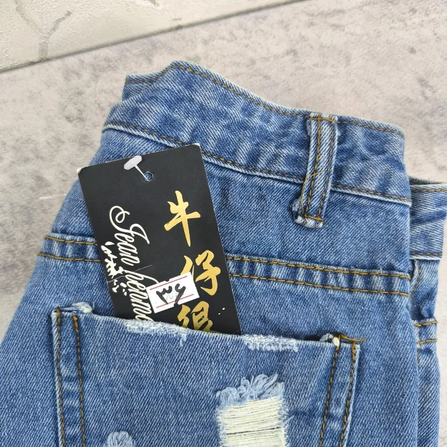 شورتک جین زاپدار