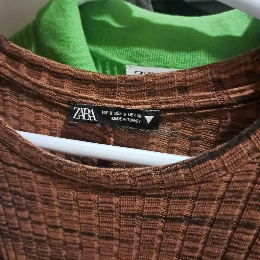 پیراهن قهوه ای زارا