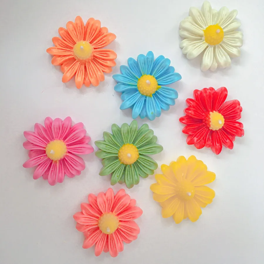 شمع طرح بابونه