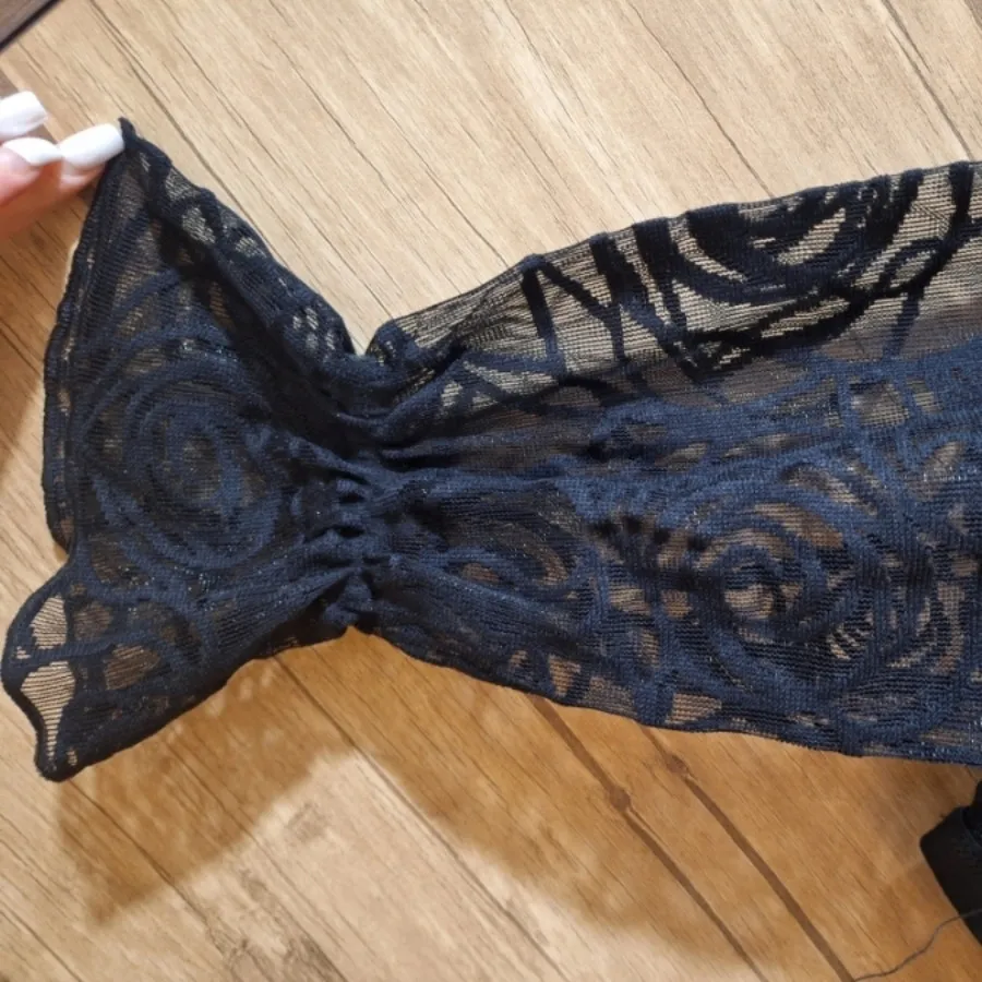 لباس خواب توری طرحدار