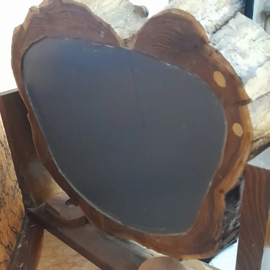 آینه  روستیک چوب گردو