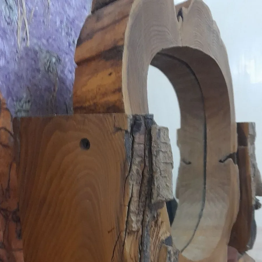 آینه  روستیک چوب گردو