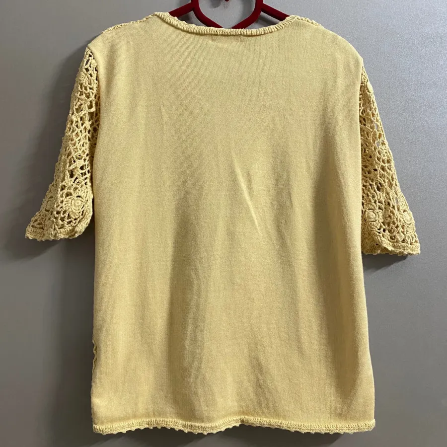 تیشرت بافت لیمویی