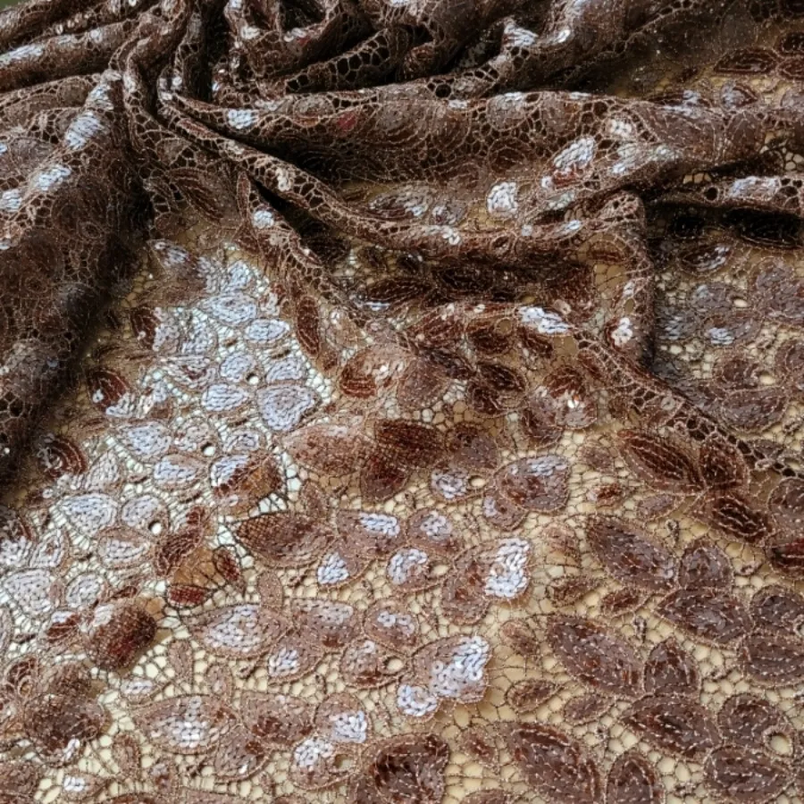 پارچه مجلسی  قهوه‌ای