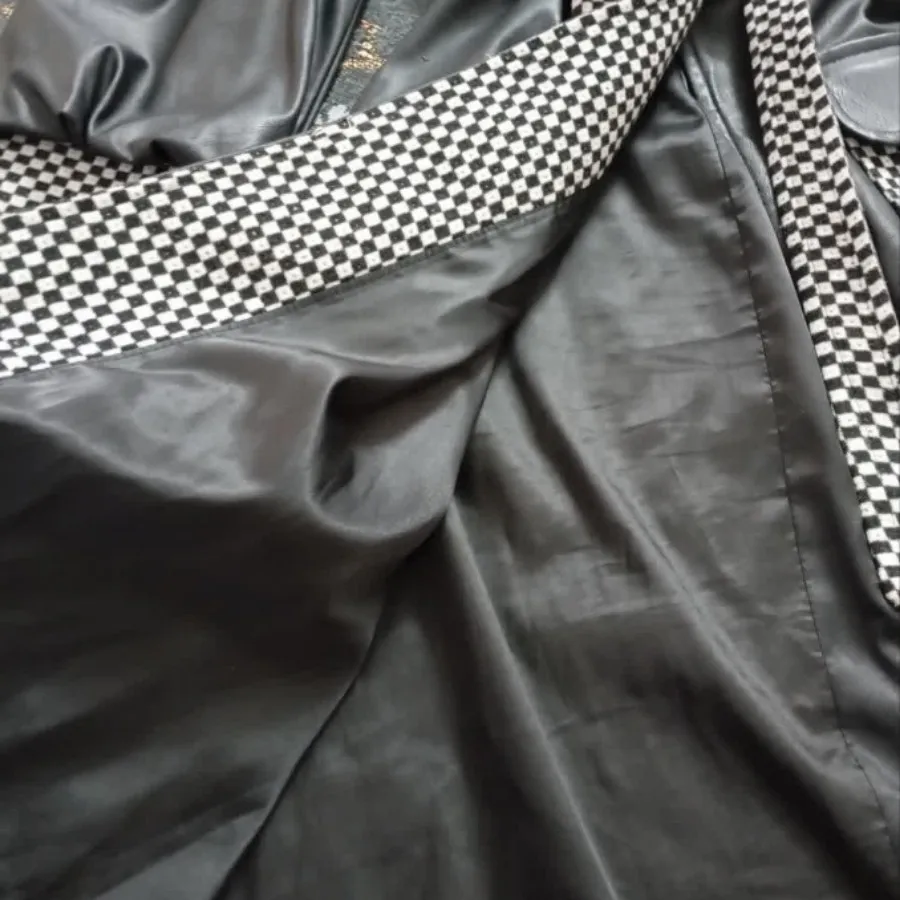 پالتو چرم بلند