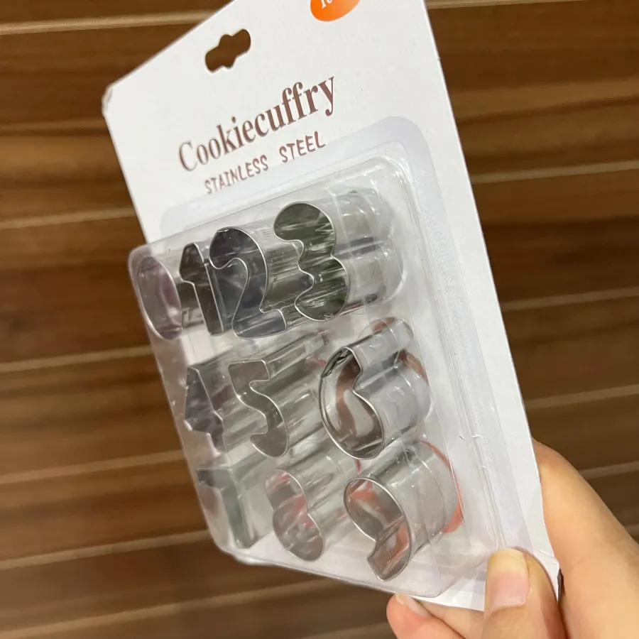 قالب یا کاتر استیل اعداد