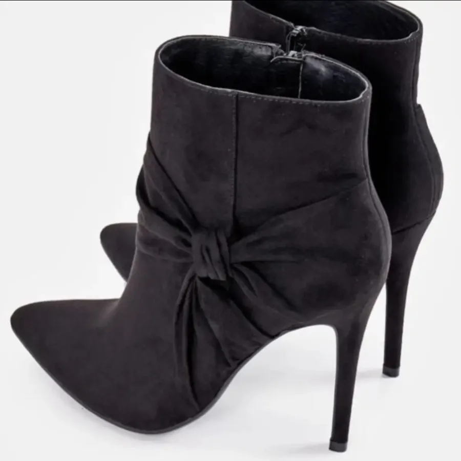 نیمبو مخمل پاشنه بلند