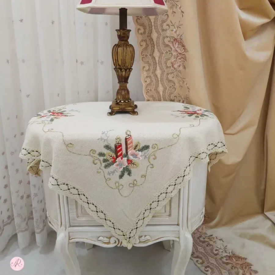 رومیزی گلدوزی دستدوز