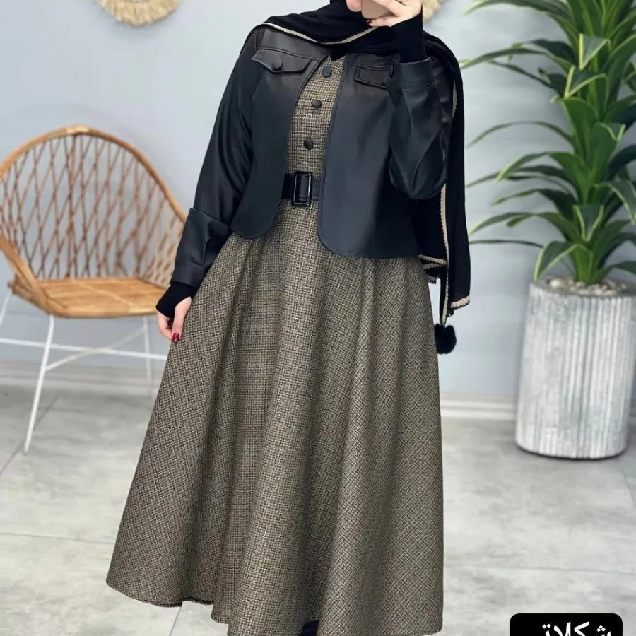 سارافن کت چرم