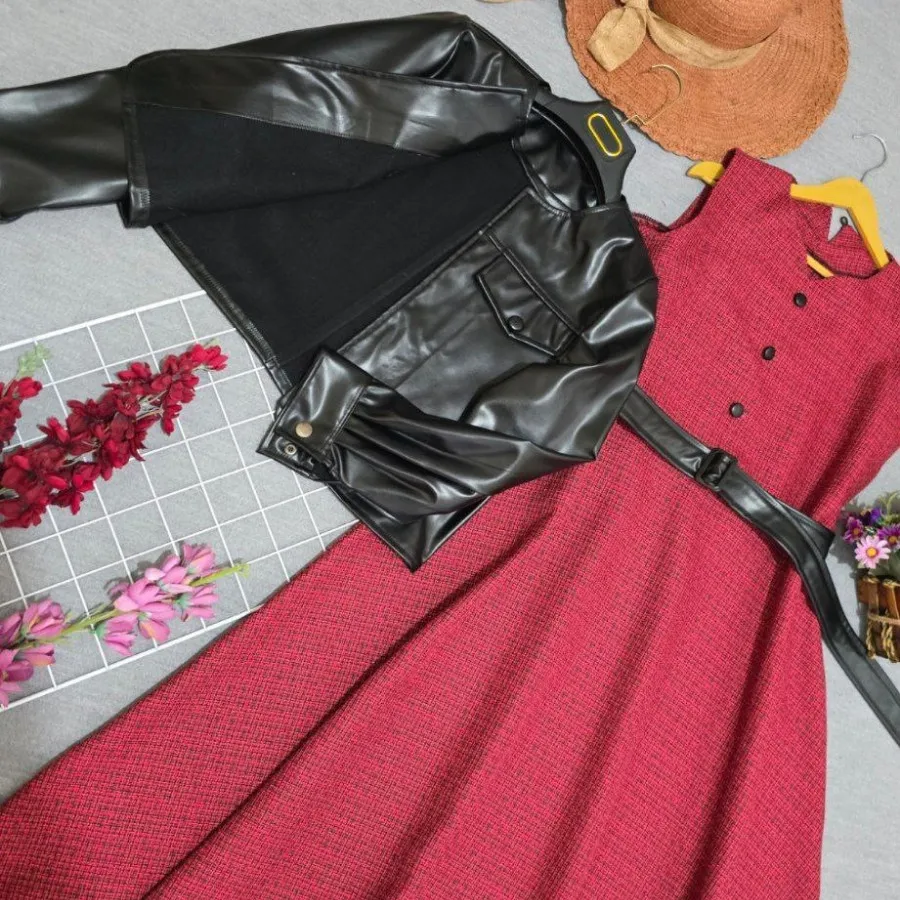 سارافن کت چرم