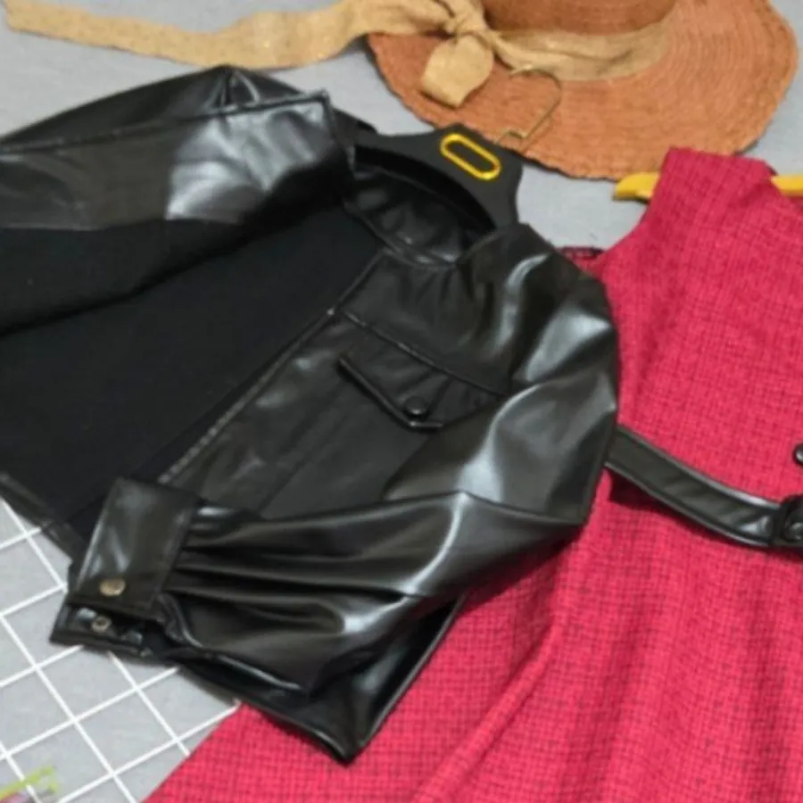 سارافن کت چرم