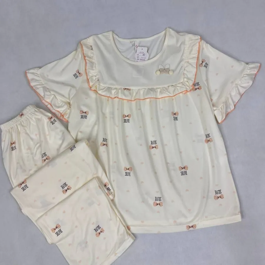 بلوزشلوارنخ موسلین گیپور