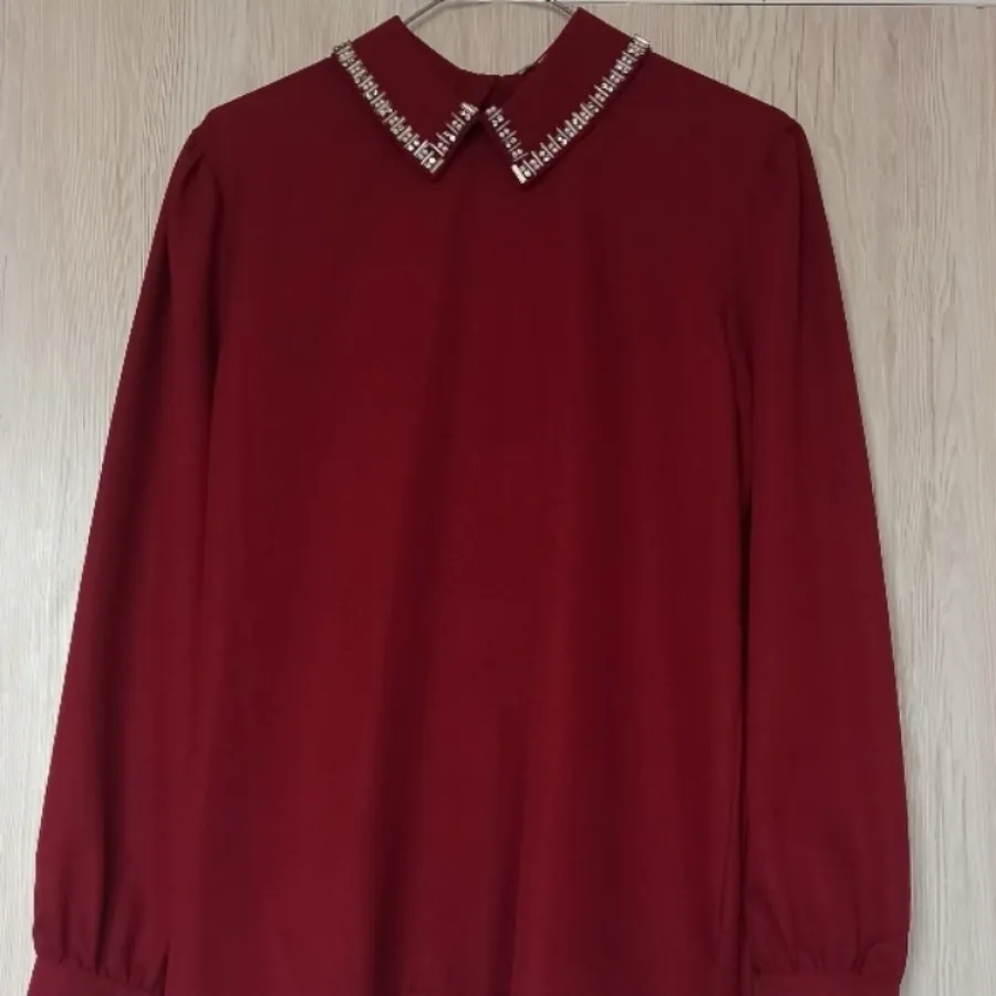 شومیز یقه کارشده مجلسی