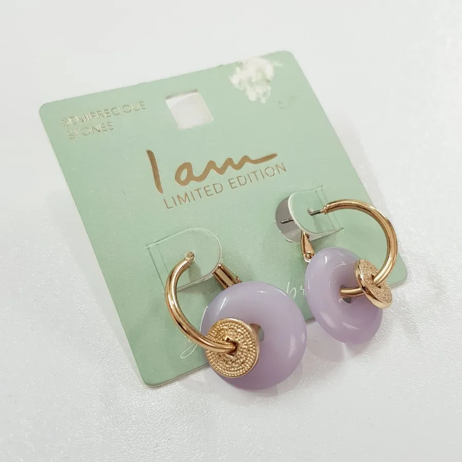 گوشواره طلایی قفلی