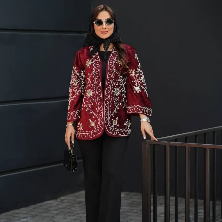 کت مخمل مزونی